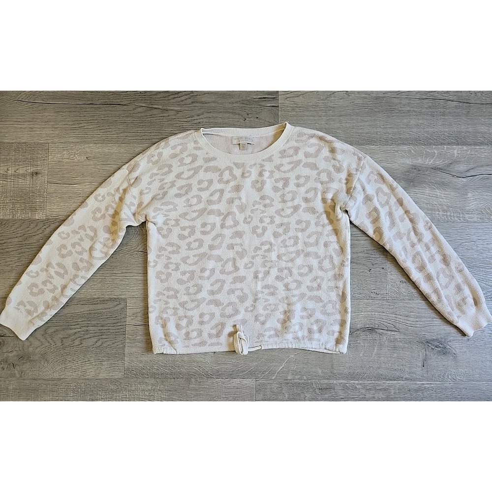 Barefoot Dreams Sweatshirt CozyChic Ultra Lite Slouchy in the Wild Cream 12/14